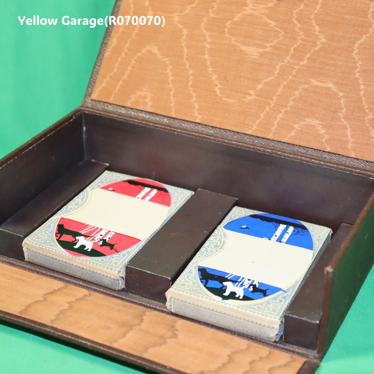 ヴィンテージ ブリッジゲーム フルセット（英国製・スコアカード＆鉛筆付）