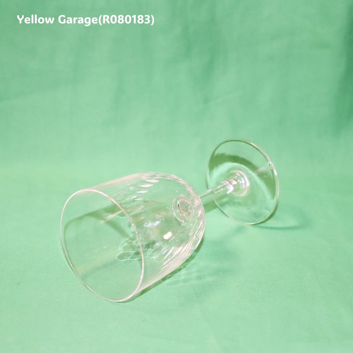 1936年以前に製造されたと考えられるオールド・バカラのワイングラス_口左下