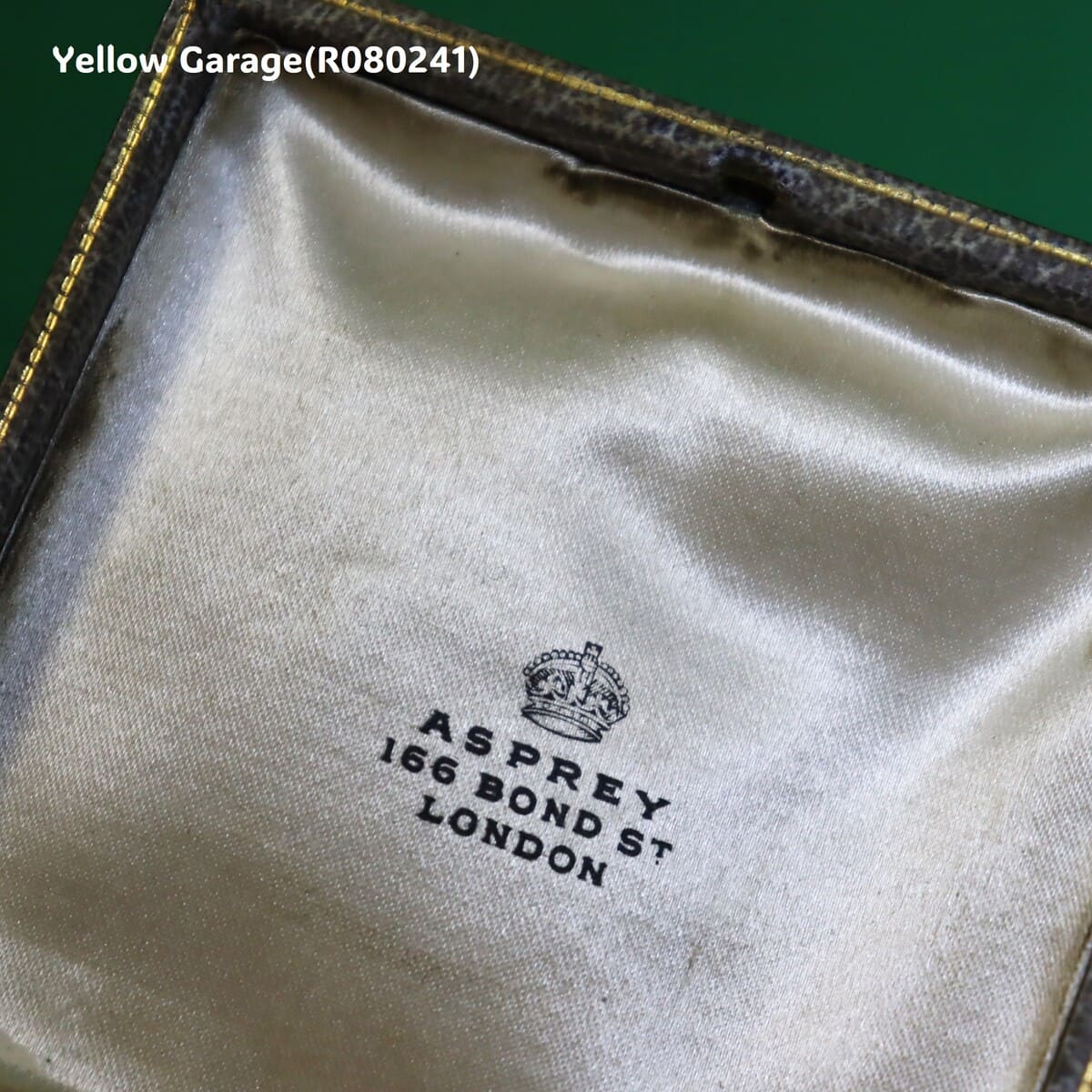 英国ロンドンの老舗高級ブランド「Asprey（アスプレイ）」のオリジナルケースに収められたアンティークの凸レンズ（ルーペ）_ASPREY