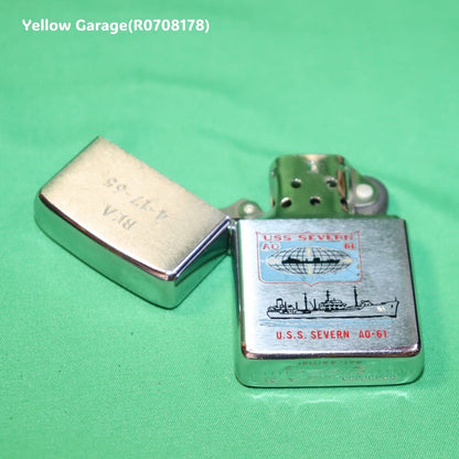 米国 Zippo 社製1966年製のオイルライター＿蓋開く上