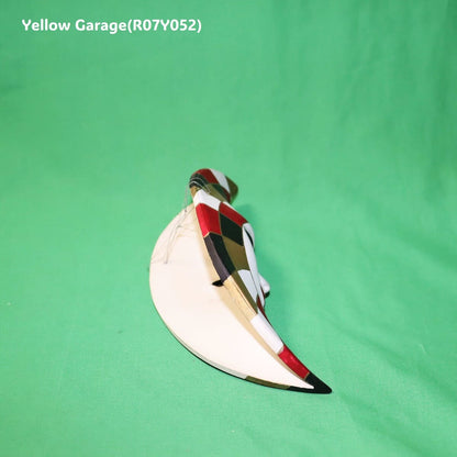 ヴィンテージ・ムーンフェイス・ハーフマスク（陶器製）