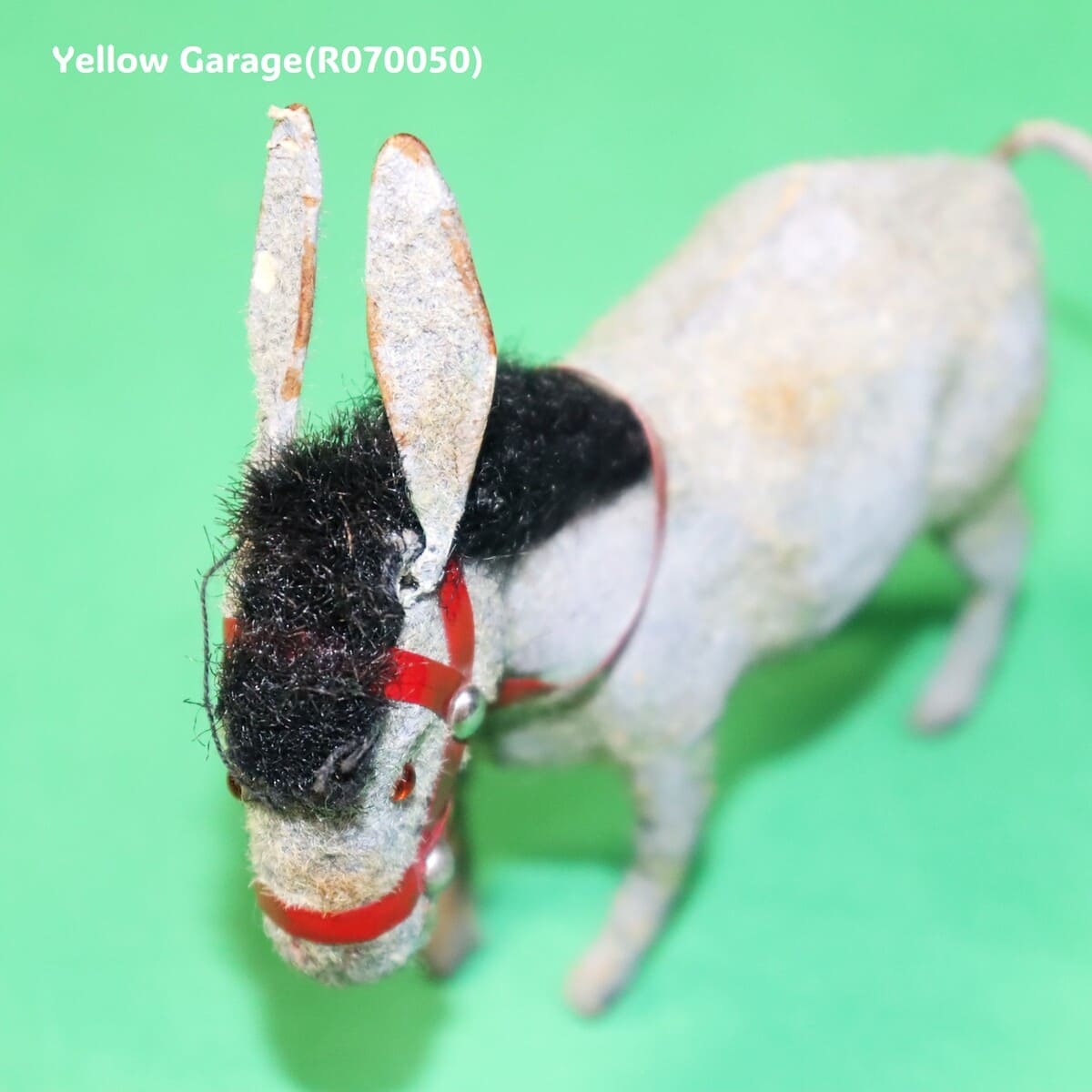 フランス製ヴィンテージ ゼンマイ式ロバのおもちゃ