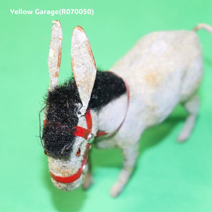 フランス製ヴィンテージ ゼンマイ式ロバのおもちゃ