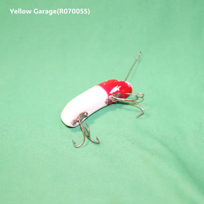 Pachner & Koehler（P&K）Bright Eyes ウッドルアー／赤白ツートン【ヴィンテージ】