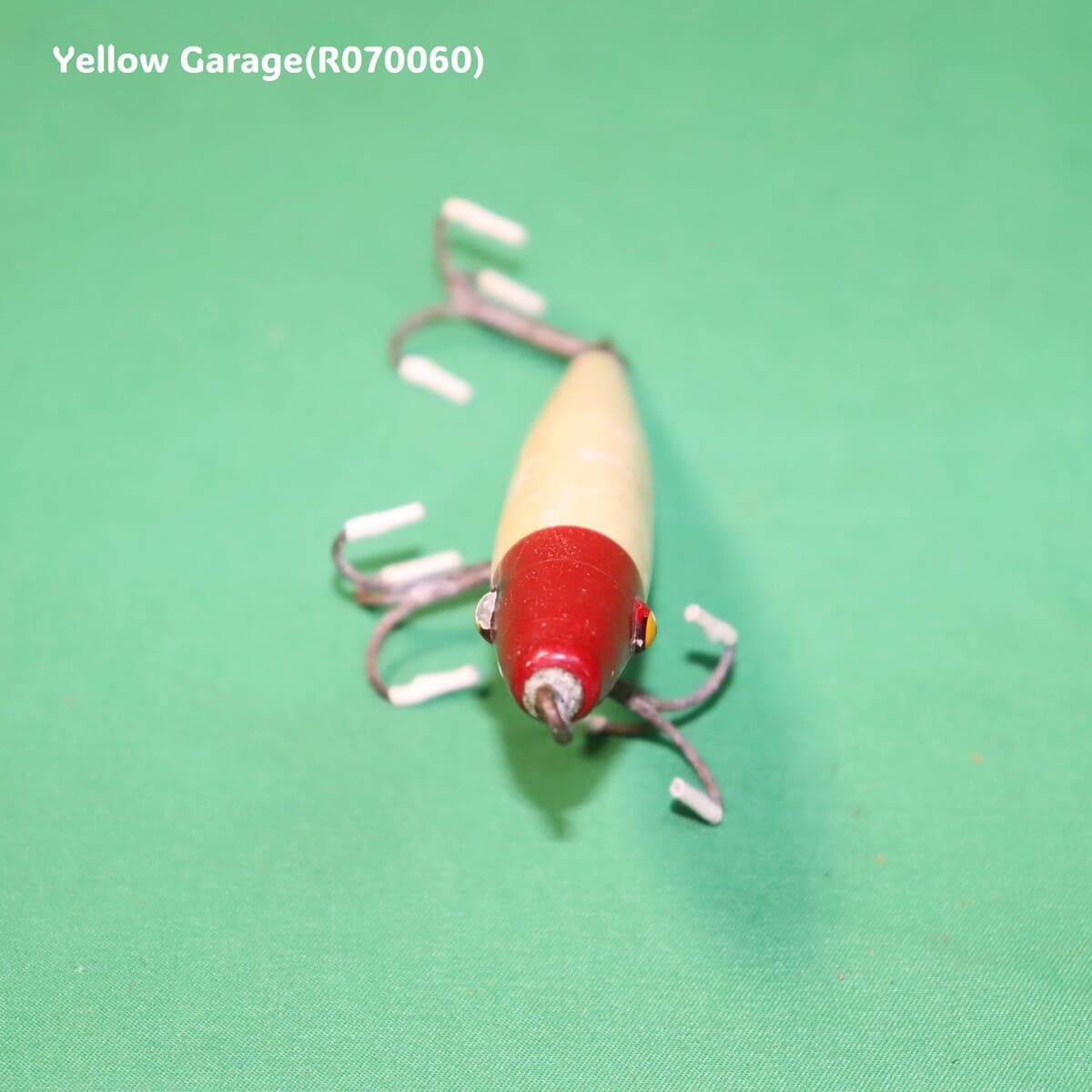 Pflueger（フルーガー） ヴィンテージ木製ルアー Red Head White Body 4950