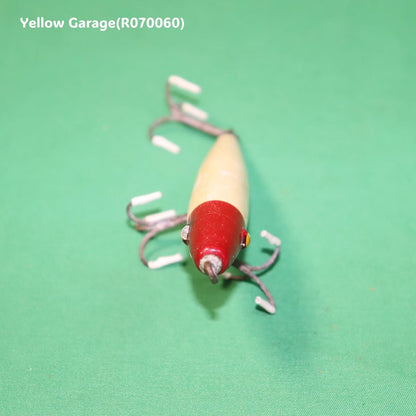 Pflueger（フルーガー） ヴィンテージ木製ルアー Red Head White Body 4950