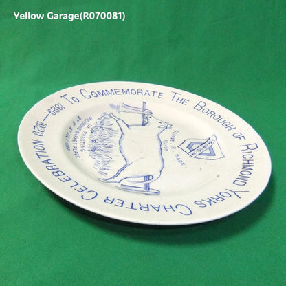 リッチモンド・ヨークシャー憲章600周年記念プレート（1929年製）