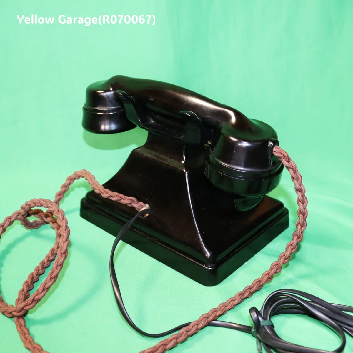 【英国製】GPO製 ベークライト ダイヤル式黒電話 1955年モデル