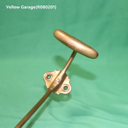 19世紀末から20世紀初頭のフランスで製造されたアンティークの壁付けフック＿っコート部アップ