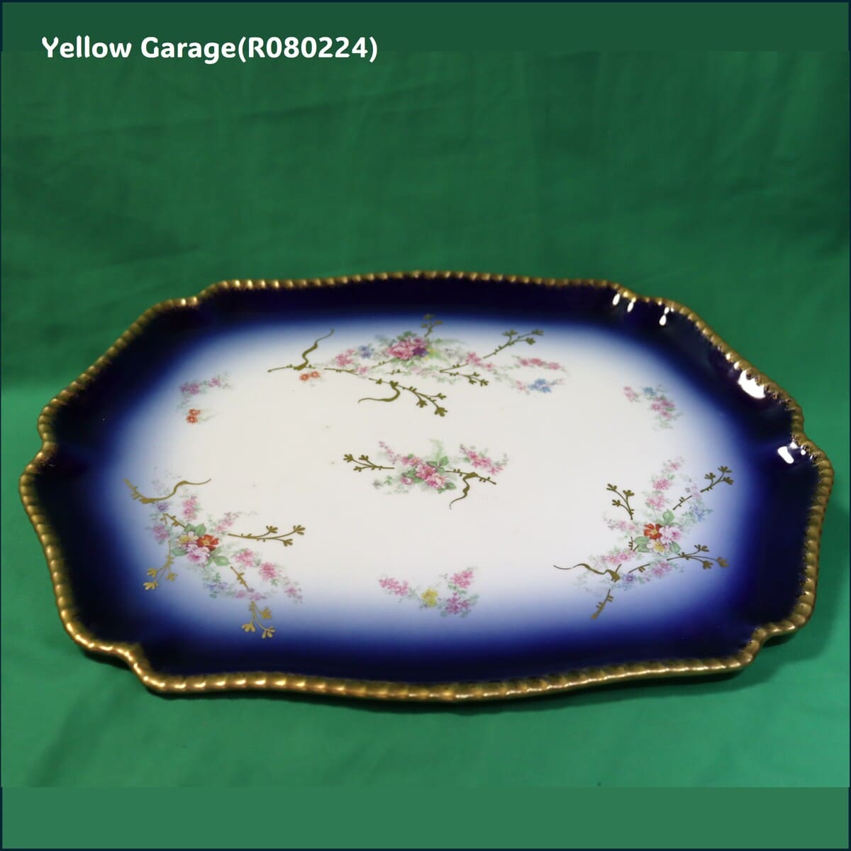 19世紀末〜20世紀初頭に製造されたフランス・リモージュのアンティークティーセット_トレイ