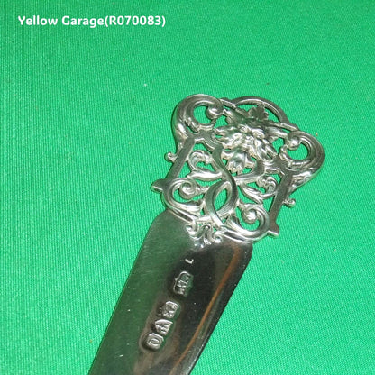 【英国製1967年製】スターリングシルバー ペーパーナイフ（ホールマーク＆イニシャル刻印入り）