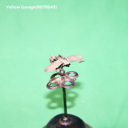 アンティーク純銀製 ソーイング針山／飛行機モチーフ（バーミンガム 1900年代初頭）