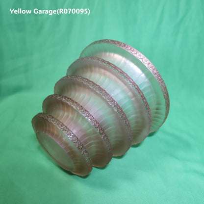 R. LALIQUE 「シェヴルーズ/Chevreuse」フラワーモチーフ厚手アールデコ・ガラスポット