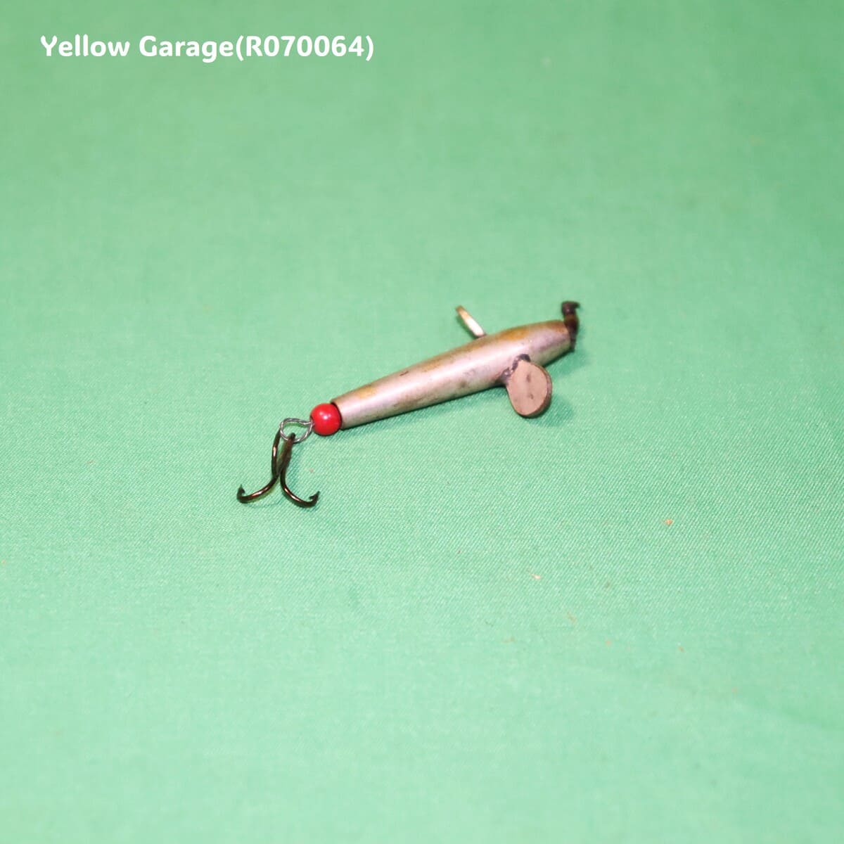 アンティーク メタル製 フィッシュルアー 小型 スクリューウィング付