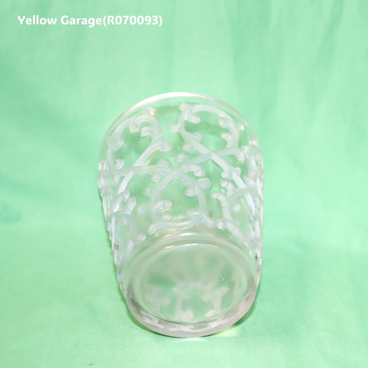 ルネ・ラリック フランス製アール・デコ装飾グラス 「サーモン ラヴェ・レザン/Sarments」（R.LALIQUE FRANCE刻印）