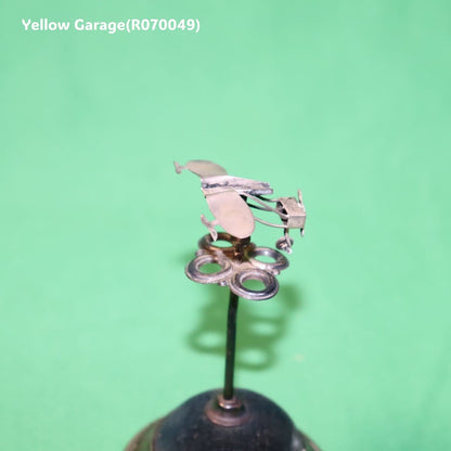 アンティーク純銀製 ソーイング針山／飛行機モチーフ（バーミンガム 1900年代初頭）