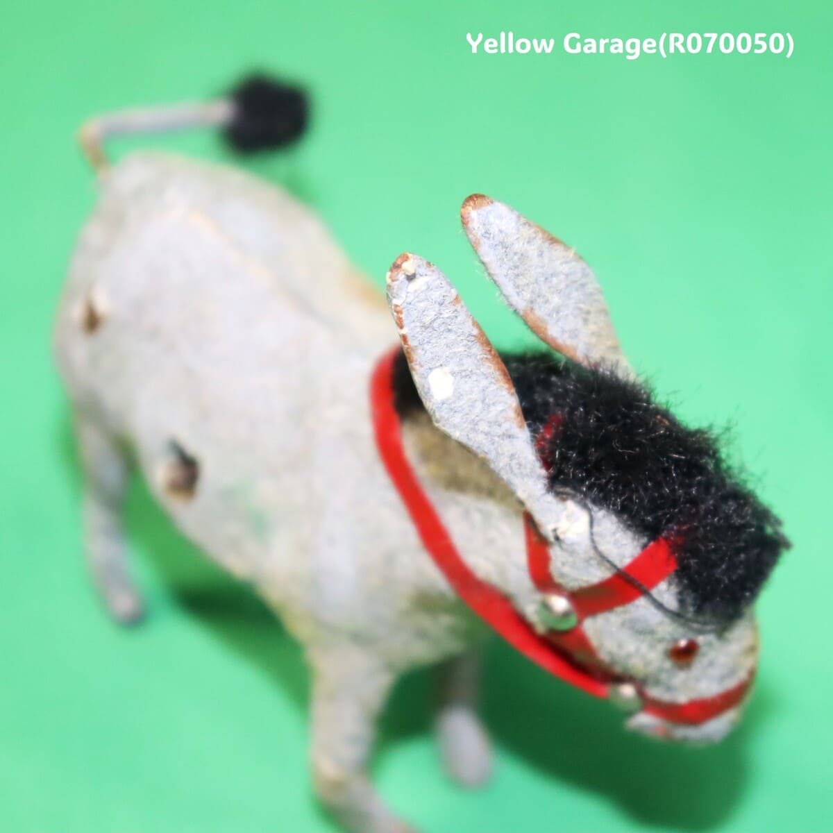 フランス製ヴィンテージ ゼンマイ式ロバのおもちゃ