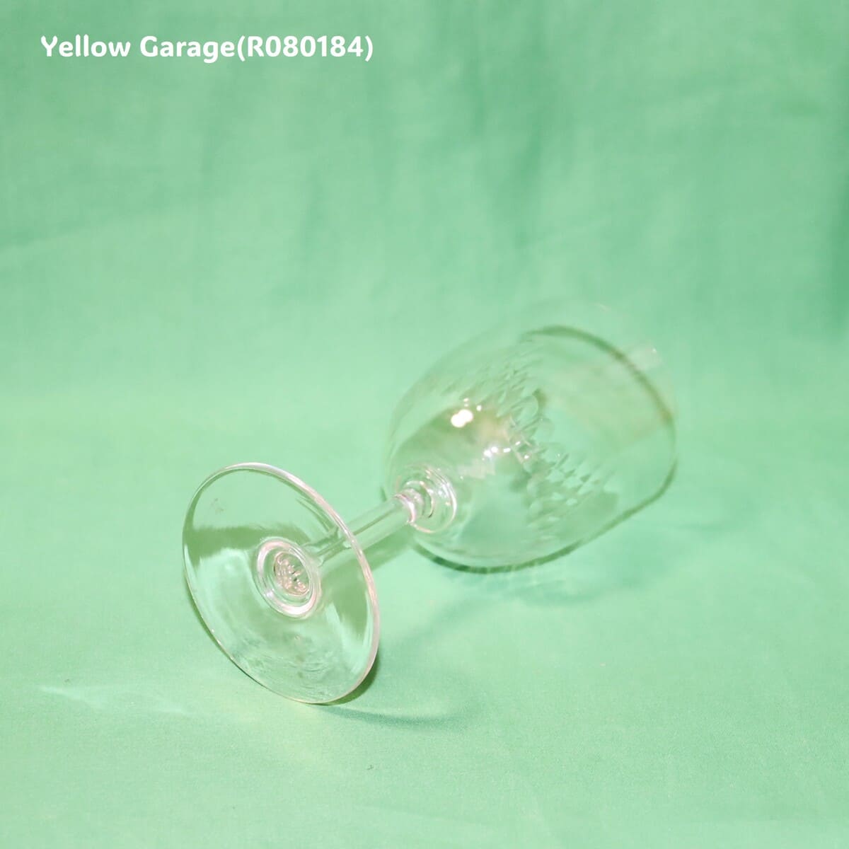 1936年以前に製造されたと考えられるオールド・バカラのウォーターグラス＿口右上