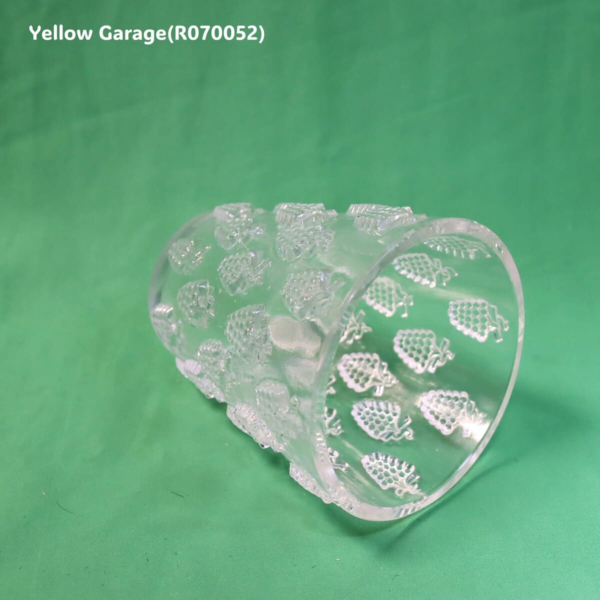 R.Lalique【ヴィンテージ】葡萄レリーフ ガラスタンブラー 「Malaga（マラガ）」