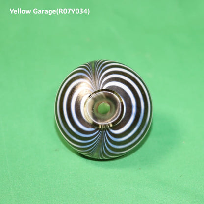 KOSTA BODA コスタボダ アートガラス ミニベース “Brown & White Flow” 6cm