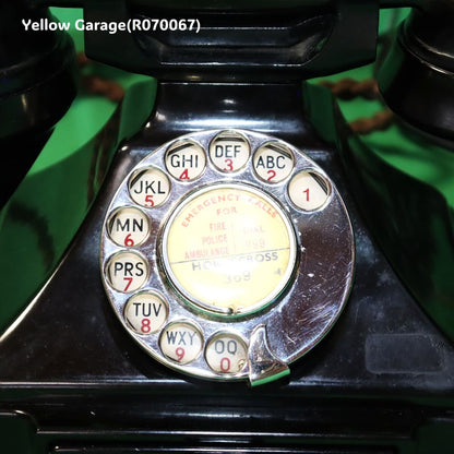 【英国製】GPO製 ベークライト ダイヤル式黒電話 1955年モデル