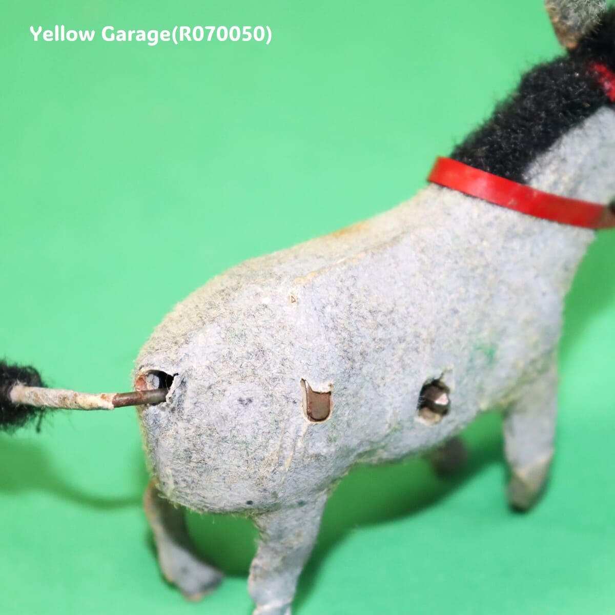 フランス製ヴィンテージ ゼンマイ式ロバのおもちゃ