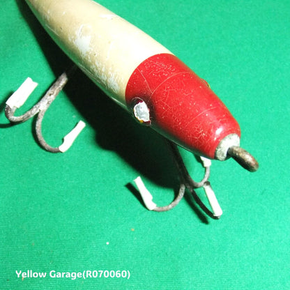 Pflueger（フルーガー） ヴィンテージ木製ルアー Red Head White Body 4950