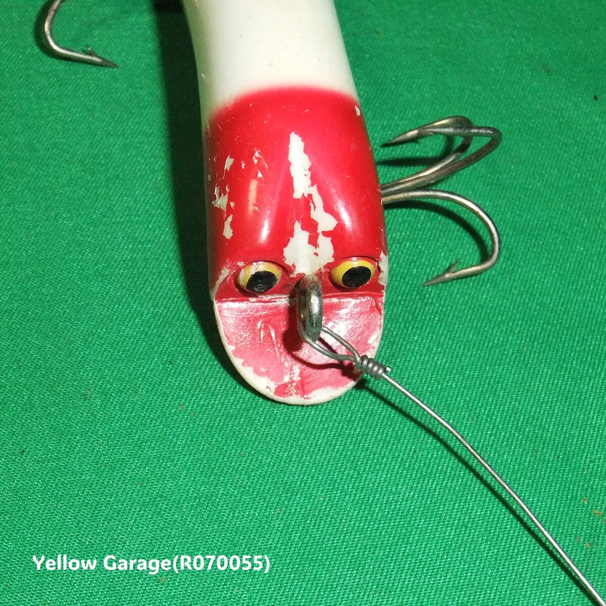 Pachner & Koehler（P&K）Bright Eyes ウッドルアー／赤白ツートン【ヴィンテージ】