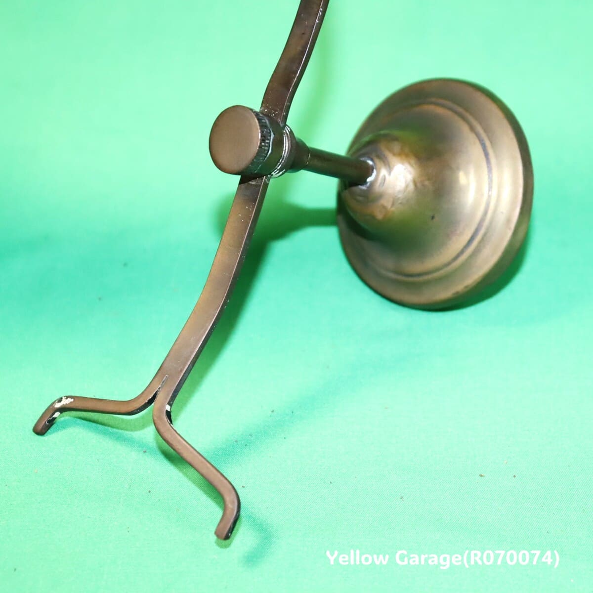 【真鍮製】アンティーク シューズディスプレイスタンド（高さ調整機構付き）