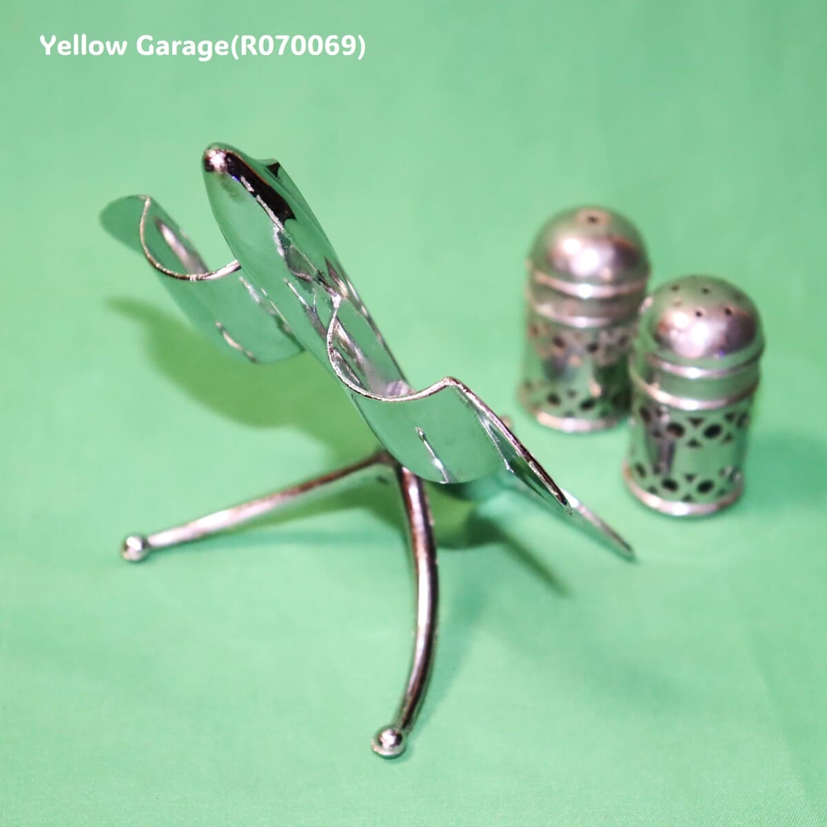 アンティーク 飛行機型 ソルト＆ペッパースタンド （Crusader製 / Made in England）