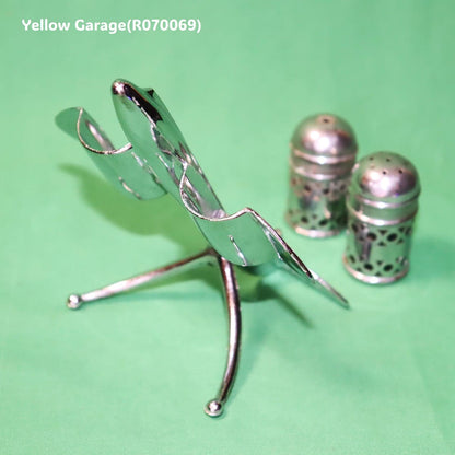 アンティーク 飛行機型 ソルト＆ペッパースタンド （Crusader製 / Made in England）