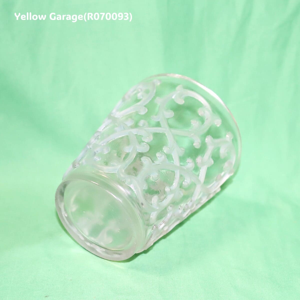 ルネ・ラリック フランス製アール・デコ装飾グラス 「サーモン ラヴェ・レザン/Sarments」（R.LALIQUE FRANCE刻印）