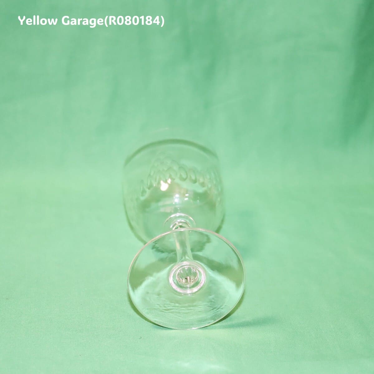 1936年以前に製造されたと考えられるオールド・バカラのウォーターグラス＿口上
