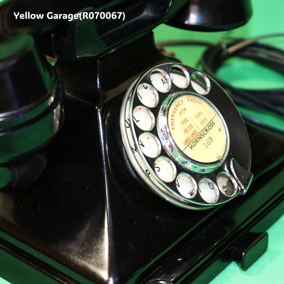 GPO製 ベークライト ダイヤル式黒電話 1955年 | 英国製 ヴィンテージ