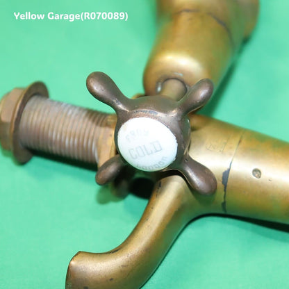 FROY LONDON 真鍮製 アンティーク蛇口セット（HOT & COLD）