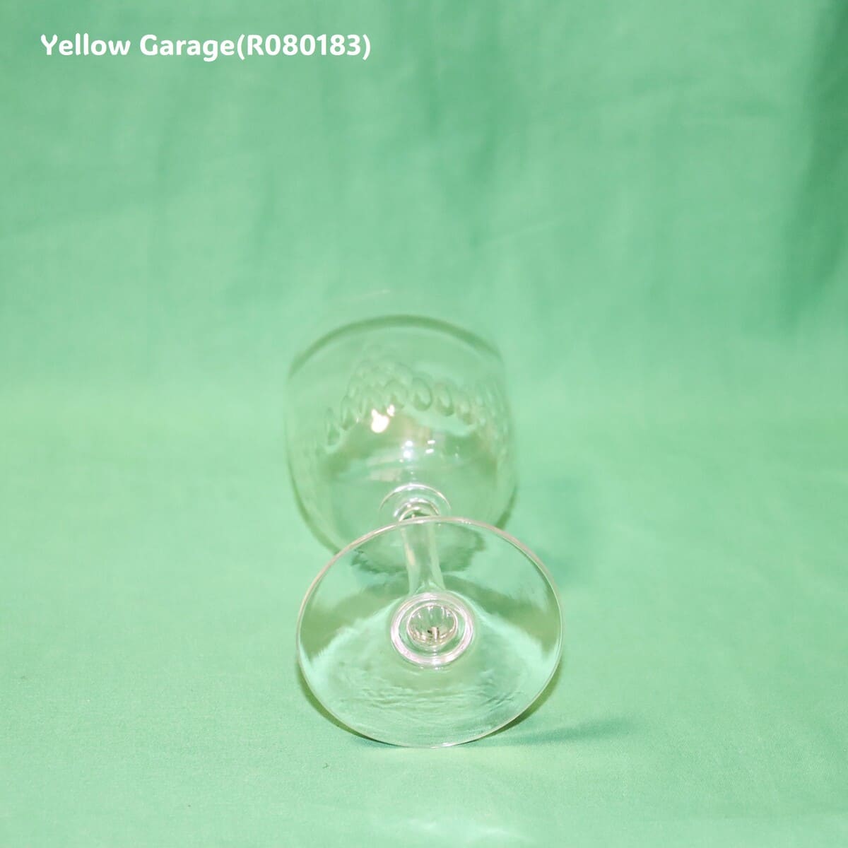 1936年以前に製造されたと考えられるオールド・バカラのワイングラス_口上