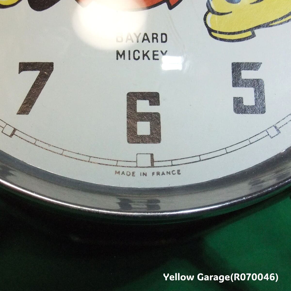 1977年製 フランス・Bayard社製 ミッキー・アラームクロック（手巻き式）