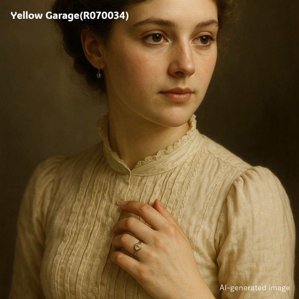 イギリス・バーミンガムにて製造された9カラットゴールドのヴィンテージダイヤモンドリング