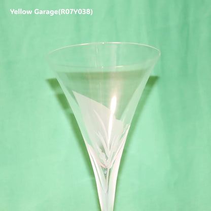 CRYSTAL HOYA フロストリーフ シャンパングラス ペア