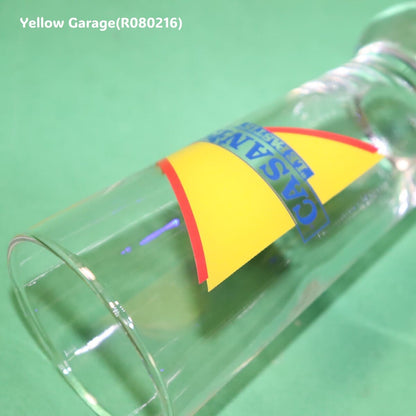 フランスの老舗パスティス（アニス酒）ブランドCASANIS（カサニス）／LE PASTIS のアンティーク・トールグラス5客セット＿左下アップ