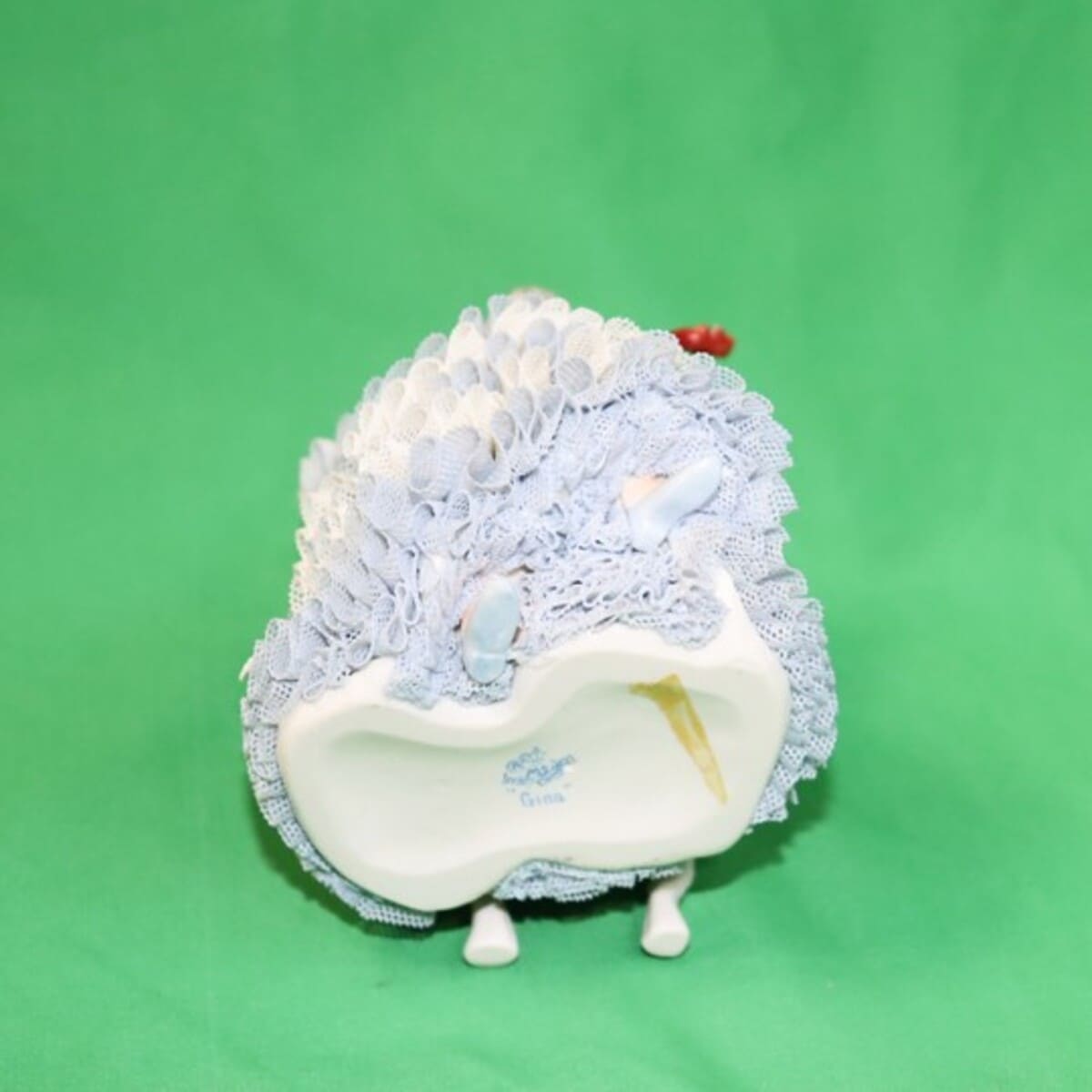 【ヴィンテージ・ドレスデンレース人形】Irish Dresden「Gina」Germany製／陶器フィギュリン