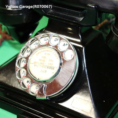 【英国製】GPO製 ベークライト ダイヤル式黒電話 1955年モデル