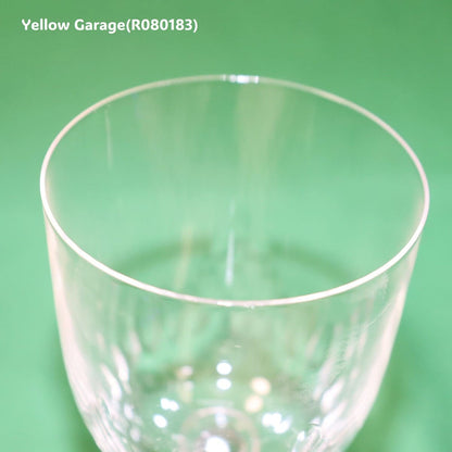 1936年以前に製造されたと考えられるオールド・バカラのワイングラス_口アップ