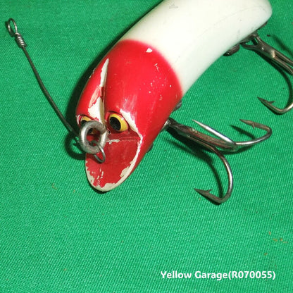 Pachner & Koehler（P&K）Bright Eyes ウッドルアー／赤白ツートン【ヴィンテージ】