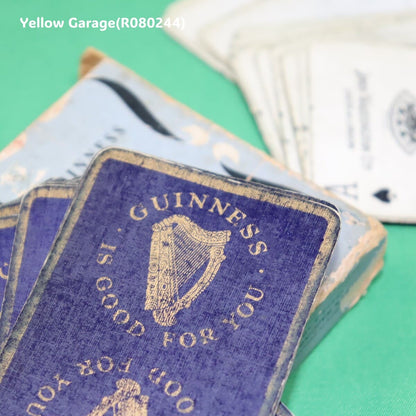 アイルランドを代表するビールブランド「GUINNESS（ギネス）」のヴィンテージ広告トランプセット_カード裏アップ