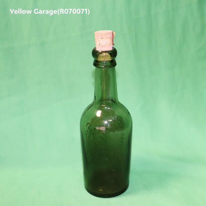 【英国ヴィクトリア期】HENRY S&CO ビールボトル 深緑色ガラス製／獅子エンブレム／マンチェスター製（c.1890）