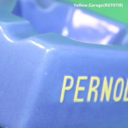 ヴィンテージ PERNOD 45 アッシュトレイ（フランス製 ブルー陶器）