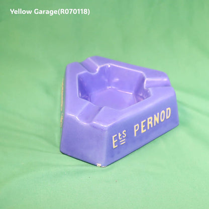 ヴィンテージ PERNOD 45 アッシュトレイ（フランス製 ブルー陶器）