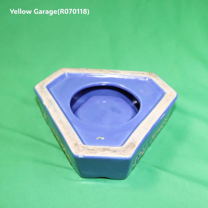 ヴィンテージ PERNOD 45 アッシュトレイ（フランス製 ブルー陶器）