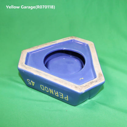 ヴィンテージ PERNOD 45 アッシュトレイ（フランス製 ブルー陶器）